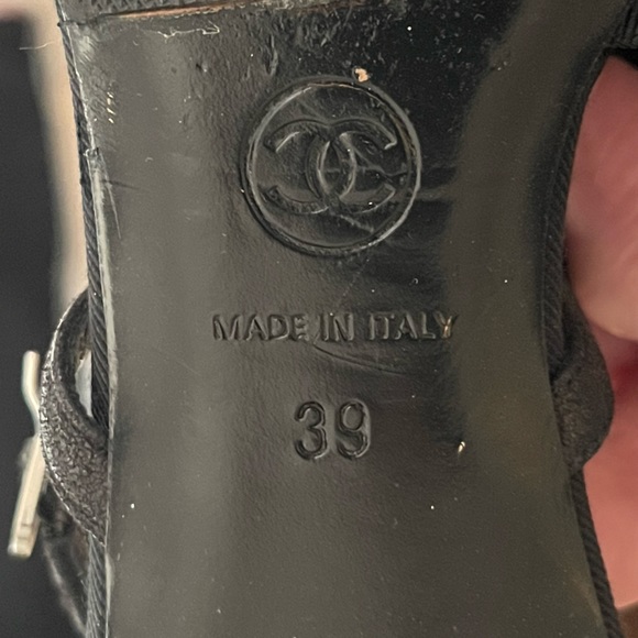 Chanel Embellished Sandals 39 - Picture 2 of 9